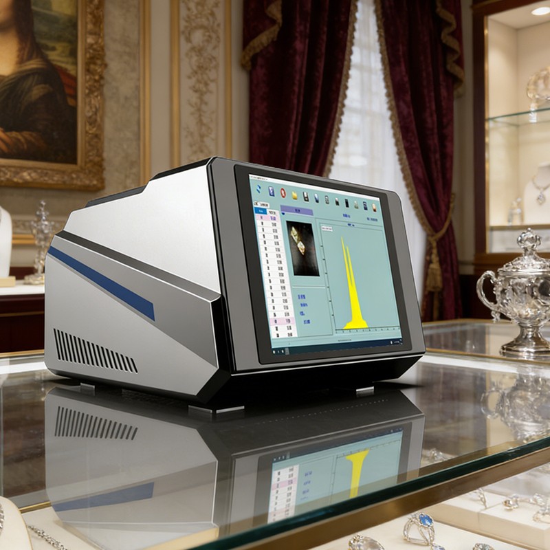 High Precious Desktop XRF Gold Testing Metal Analyzer Purity Density Testing Assay Machine XRF Analyzer - Image 2