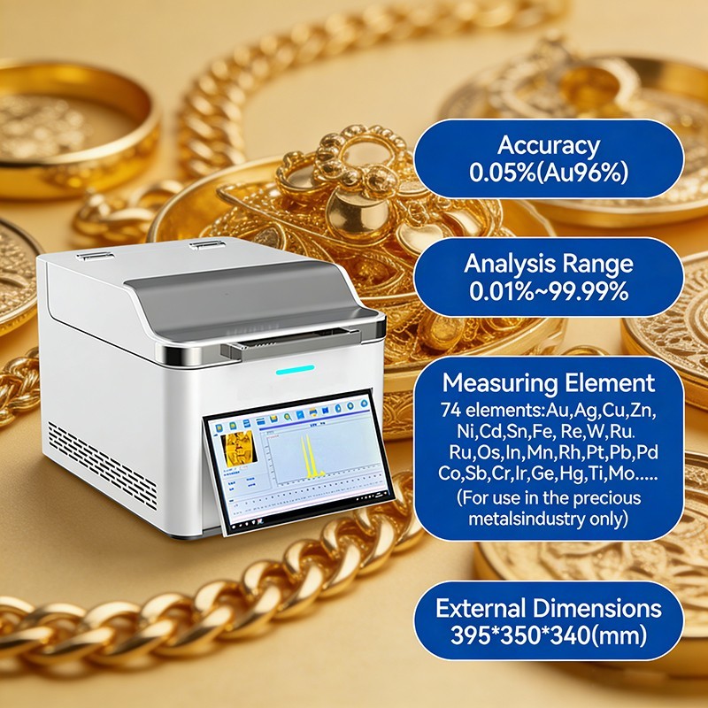 74 Metal Elements Testing Machine High Precision Analyzer XRF Non-Destructive Testing Equipment for Jewelry Stores & Pawnshops - Image 3
